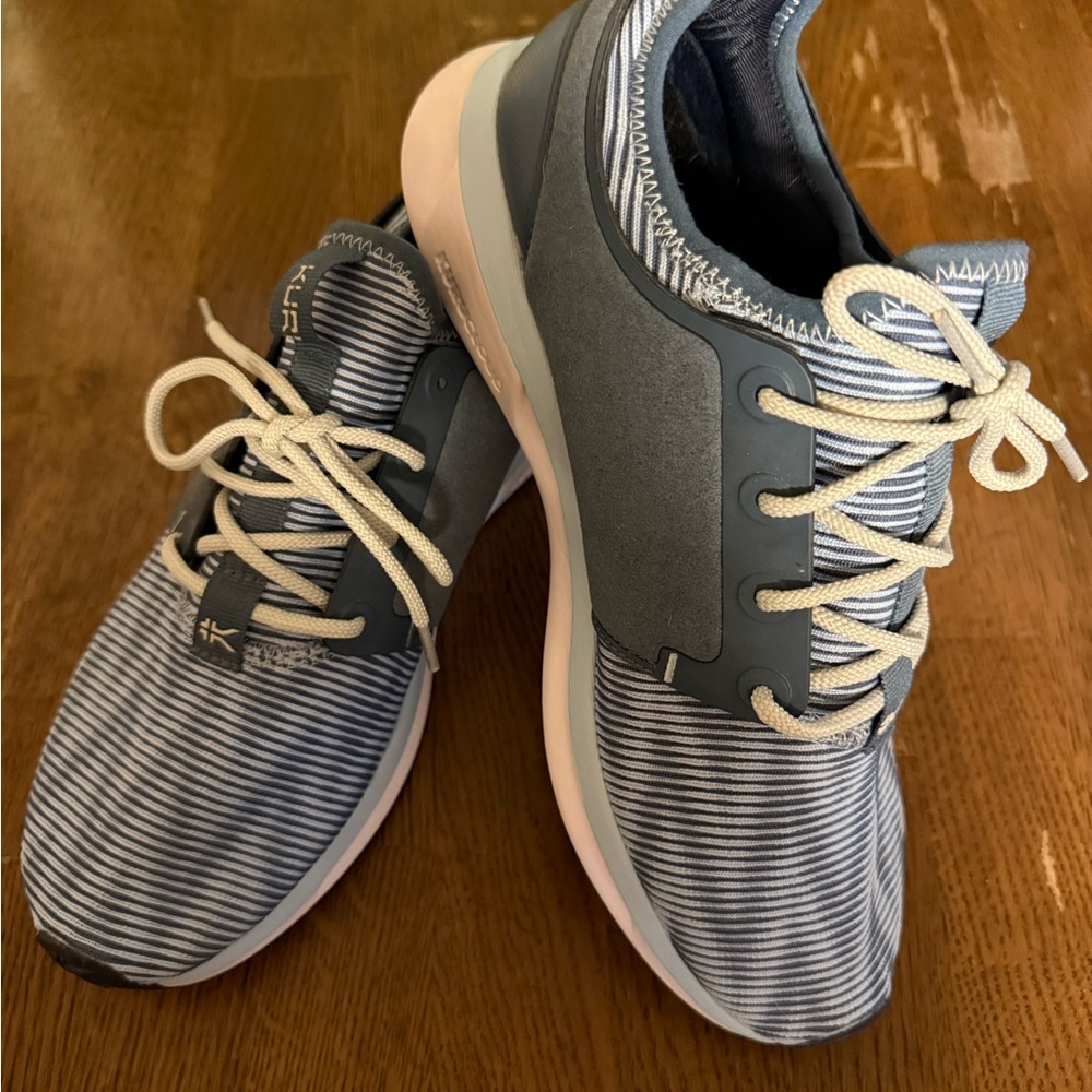 KURU blue Striped Athletic Shoes